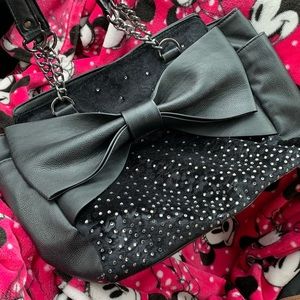 Betsey  Johnson black big bow